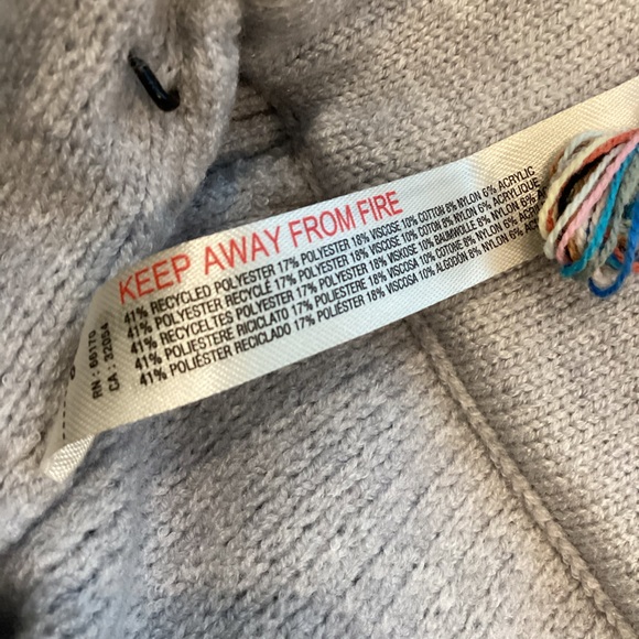 Anthropologie Sweater Pants Lift Pass Pants Daily Practice Large Gray NEW - Picture 15 of 15